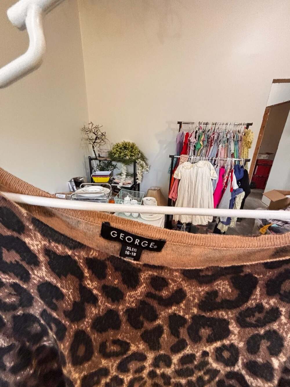 George Leopard Print Sweater - Picture 2 of 2